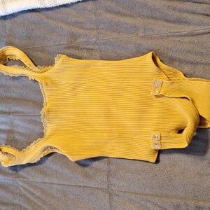 Bodysuit forever 21 Yellow Sz XS Small